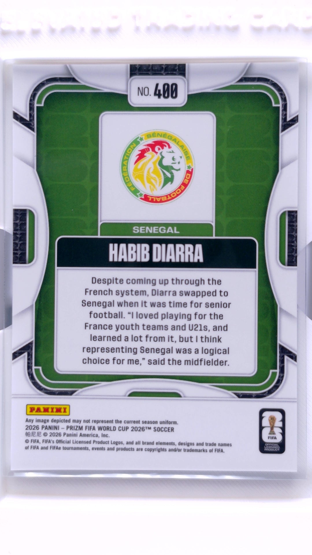 #400 Habib Diarra - back