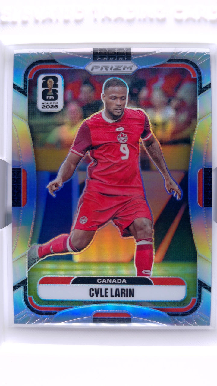 2026 Panini Prizm FIFA World Cup Soccer Cyle Larin #164 Silver — Front
