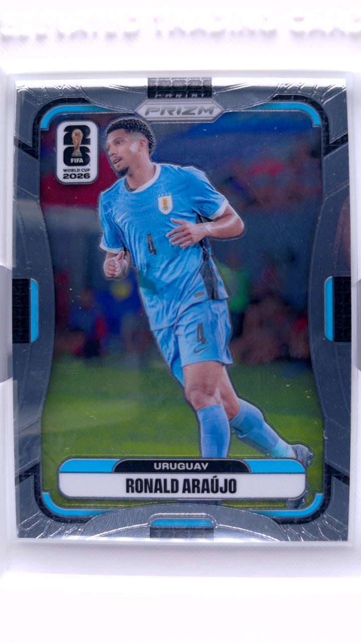 2026 Panini Prizm FIFA World Cup Soccer Ronald Araujo #126 — Front