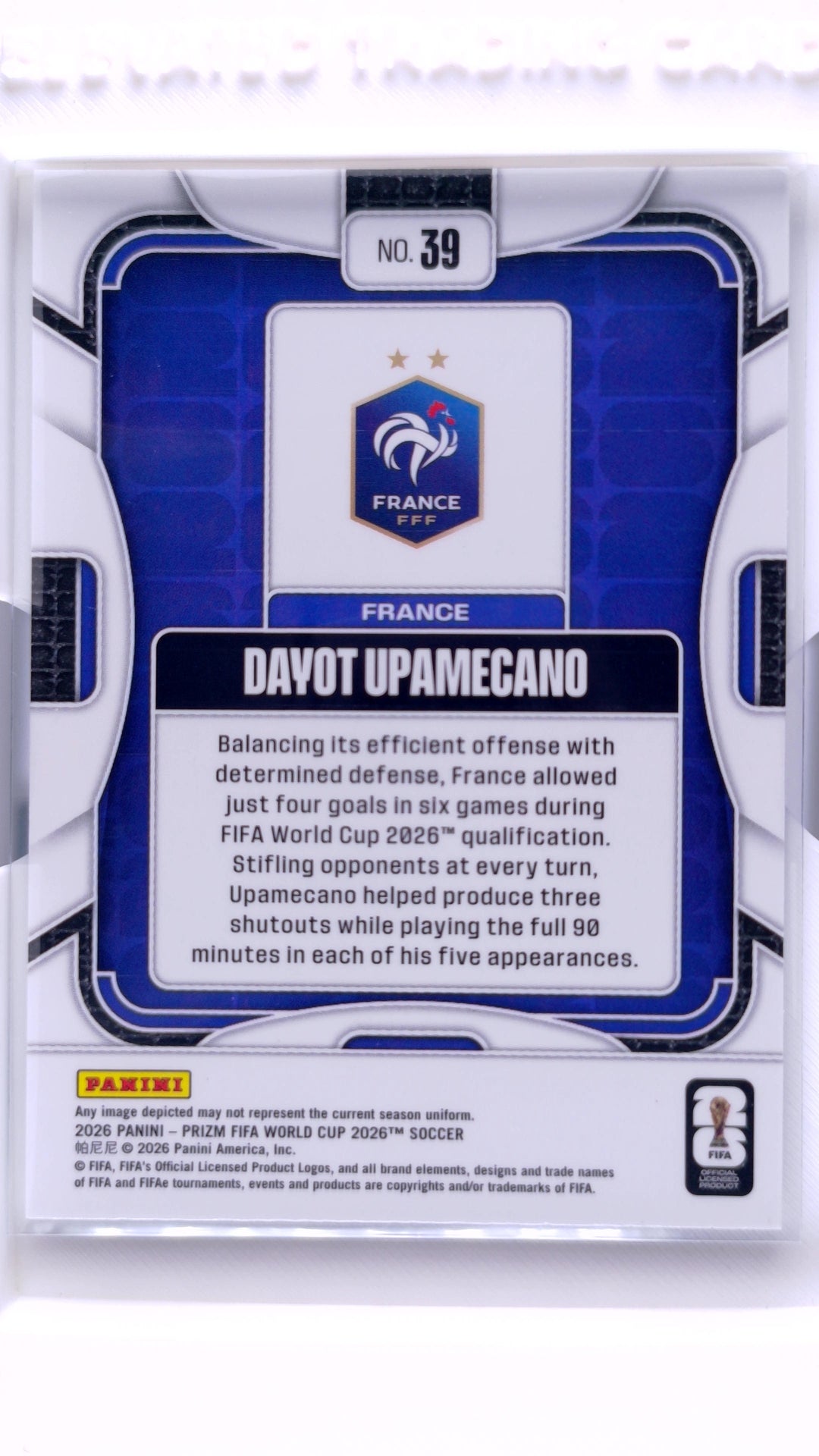 #39 Dayot Upamecano - back