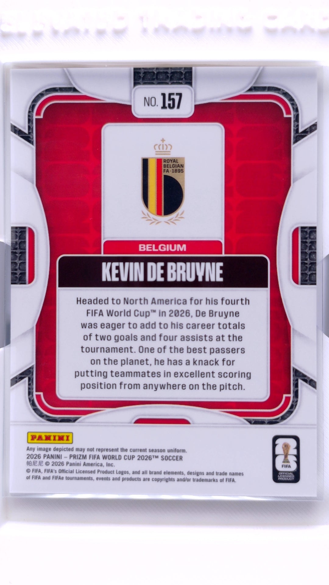 #157 Kevin De Bruyne - back
