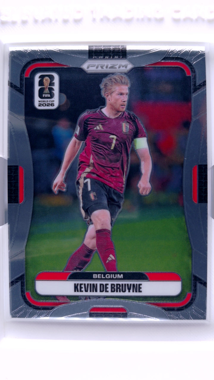 2026 Panini Prizm FIFA World Cup Soccer Kevin De Bruyne #157 — Front