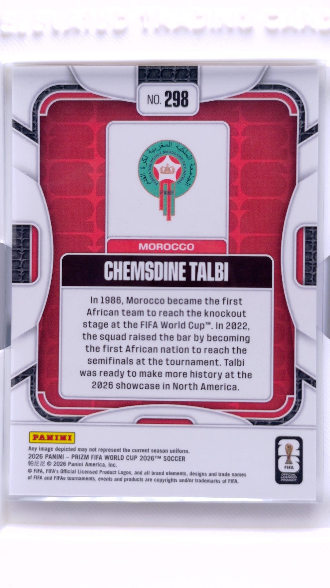 #298 Chemsdine Talbi - back