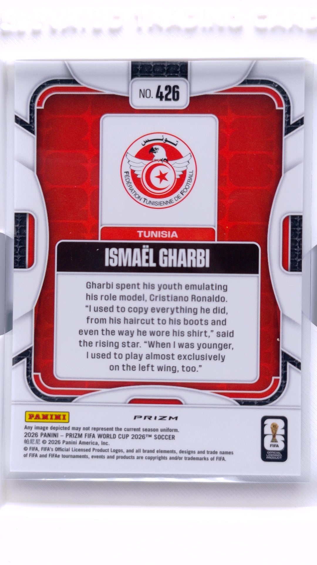 #426 Ismael Gharbi Silver - back