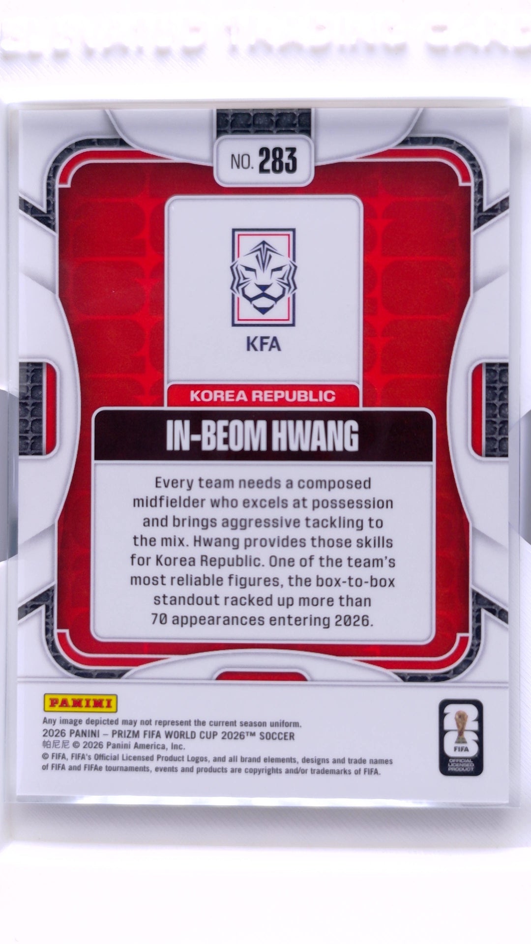 #283 In-Beom Hwang - back