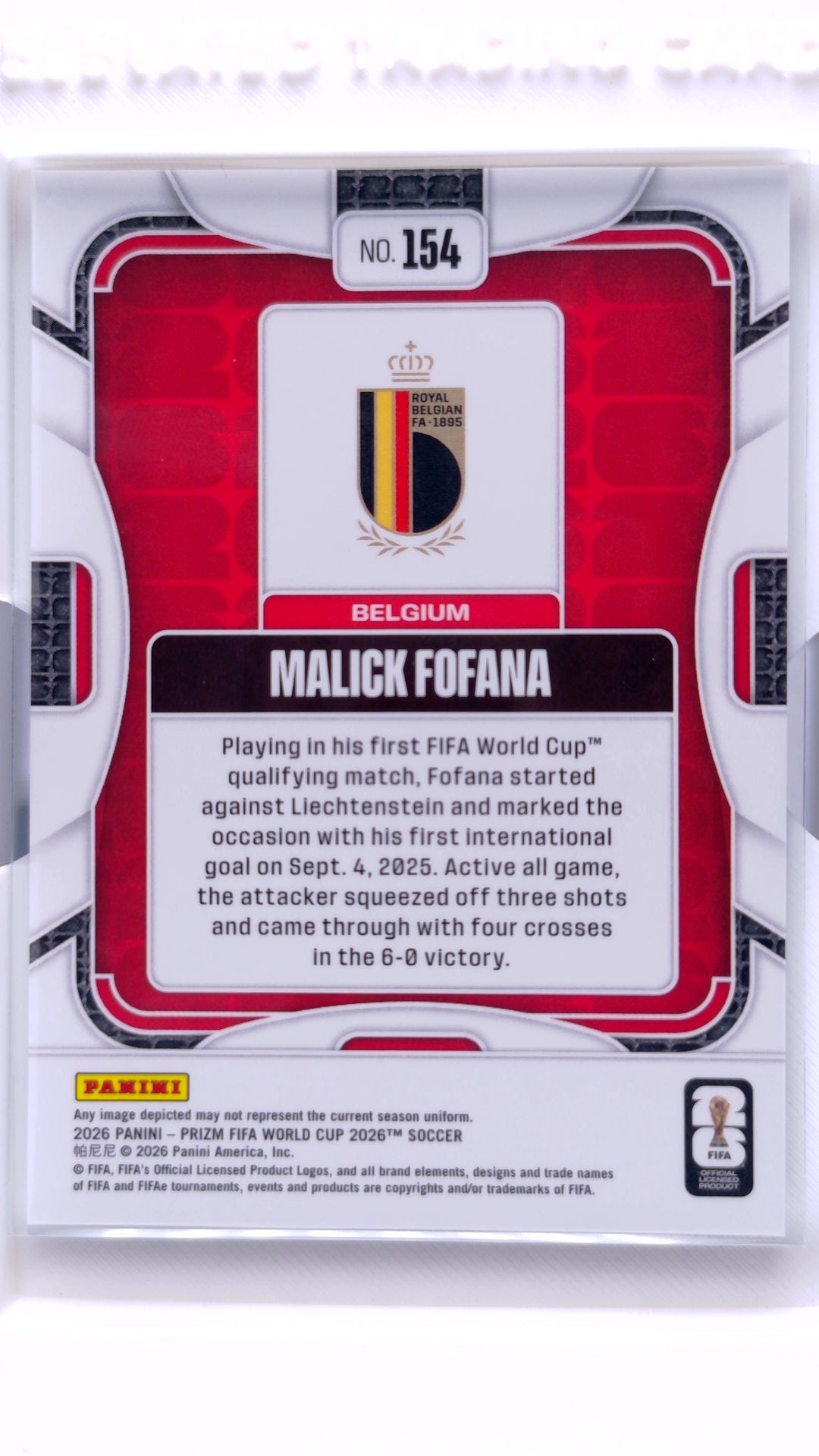 #154 Malick Fofana - back