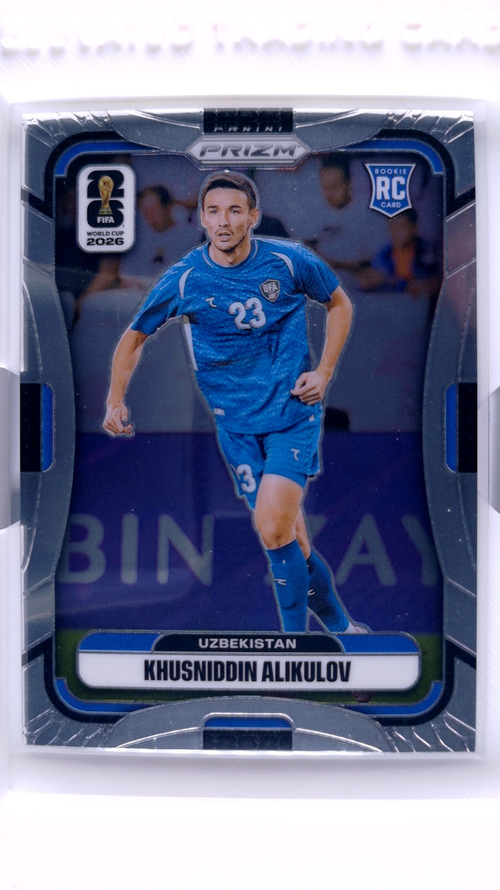 2026 Panini Prizm FIFA World Cup Soccer Khusniddin Alikulov #452 — Front