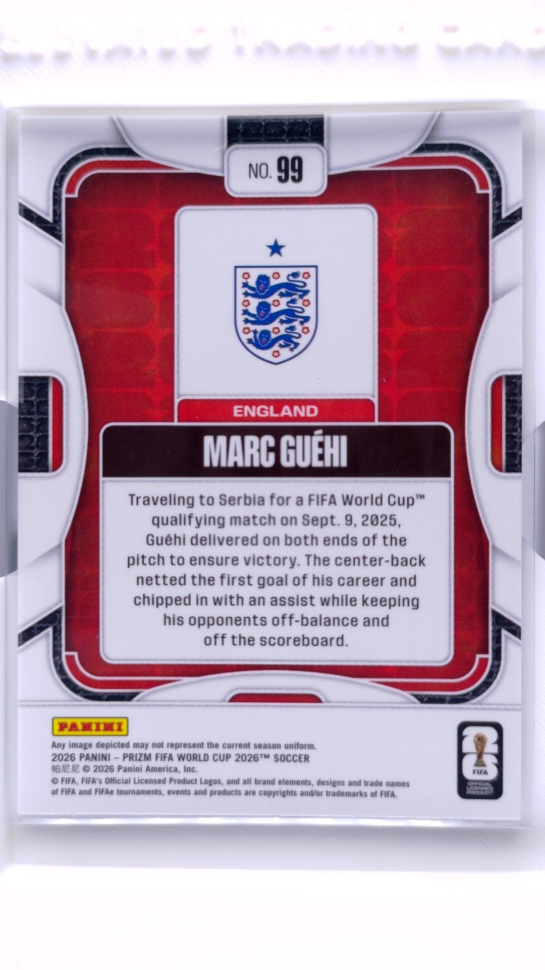 #99 Marc Guehi - back