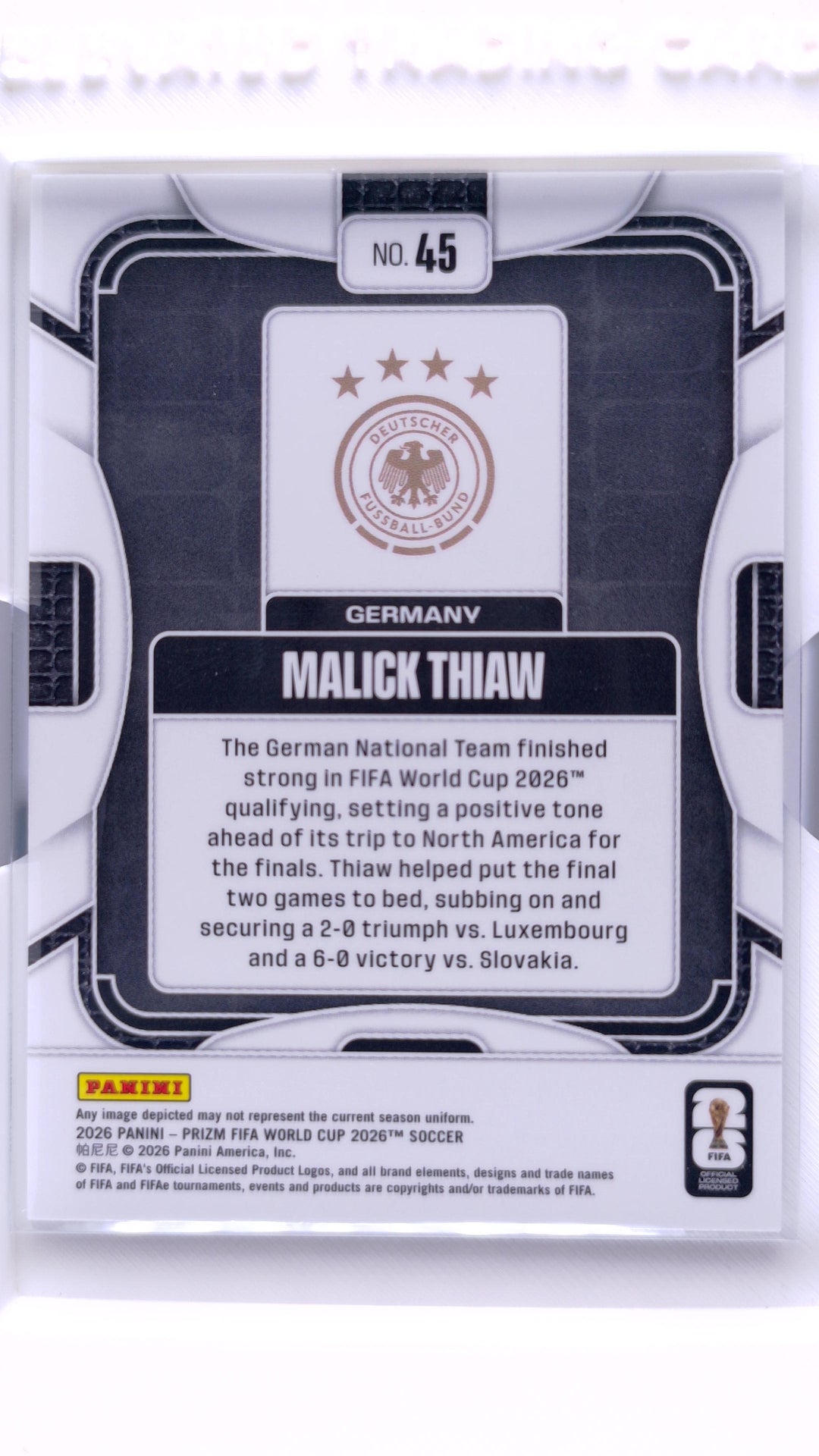 #45 Malick Thiaw - back