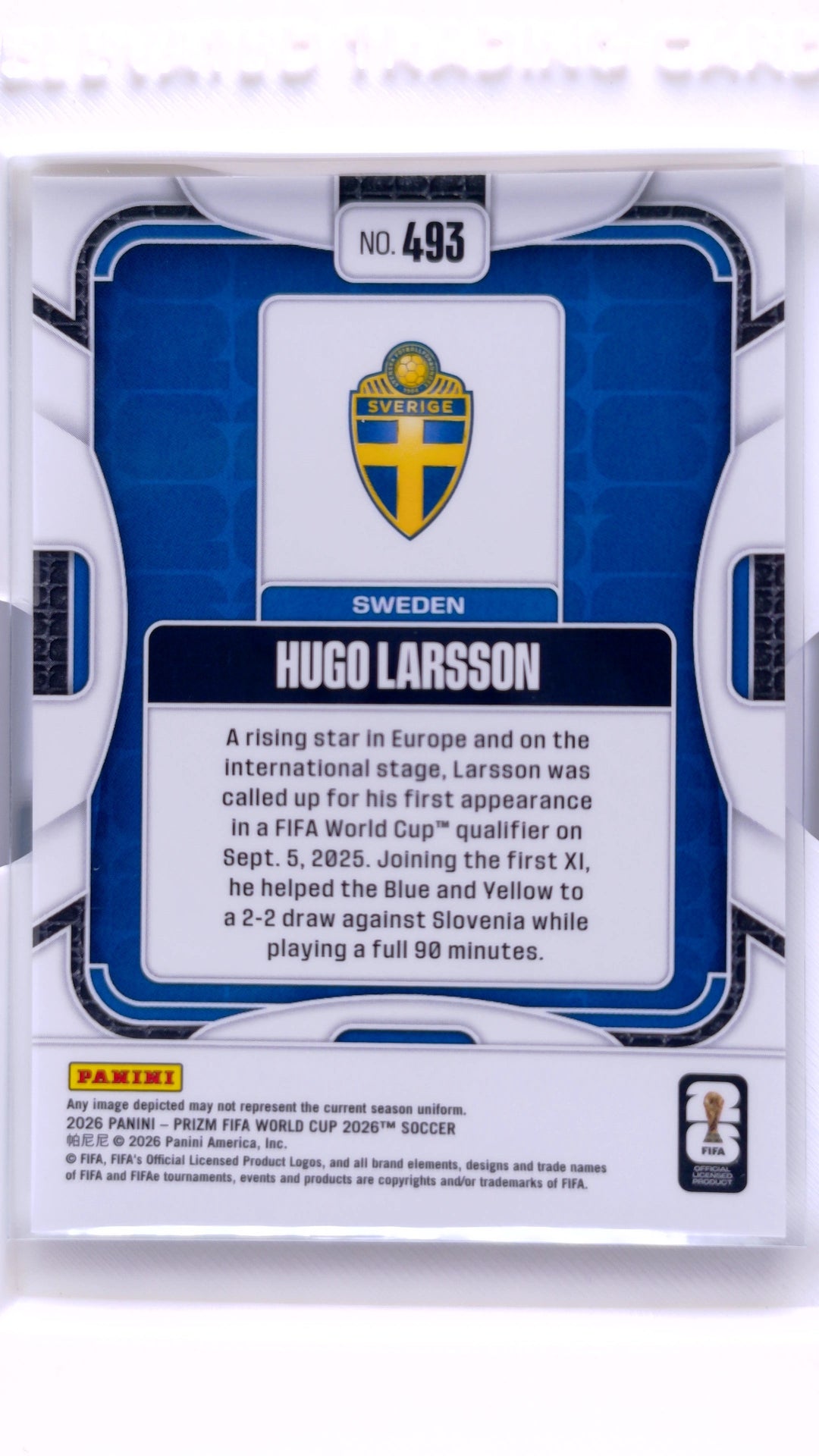 #493 Hugo Larsson - back