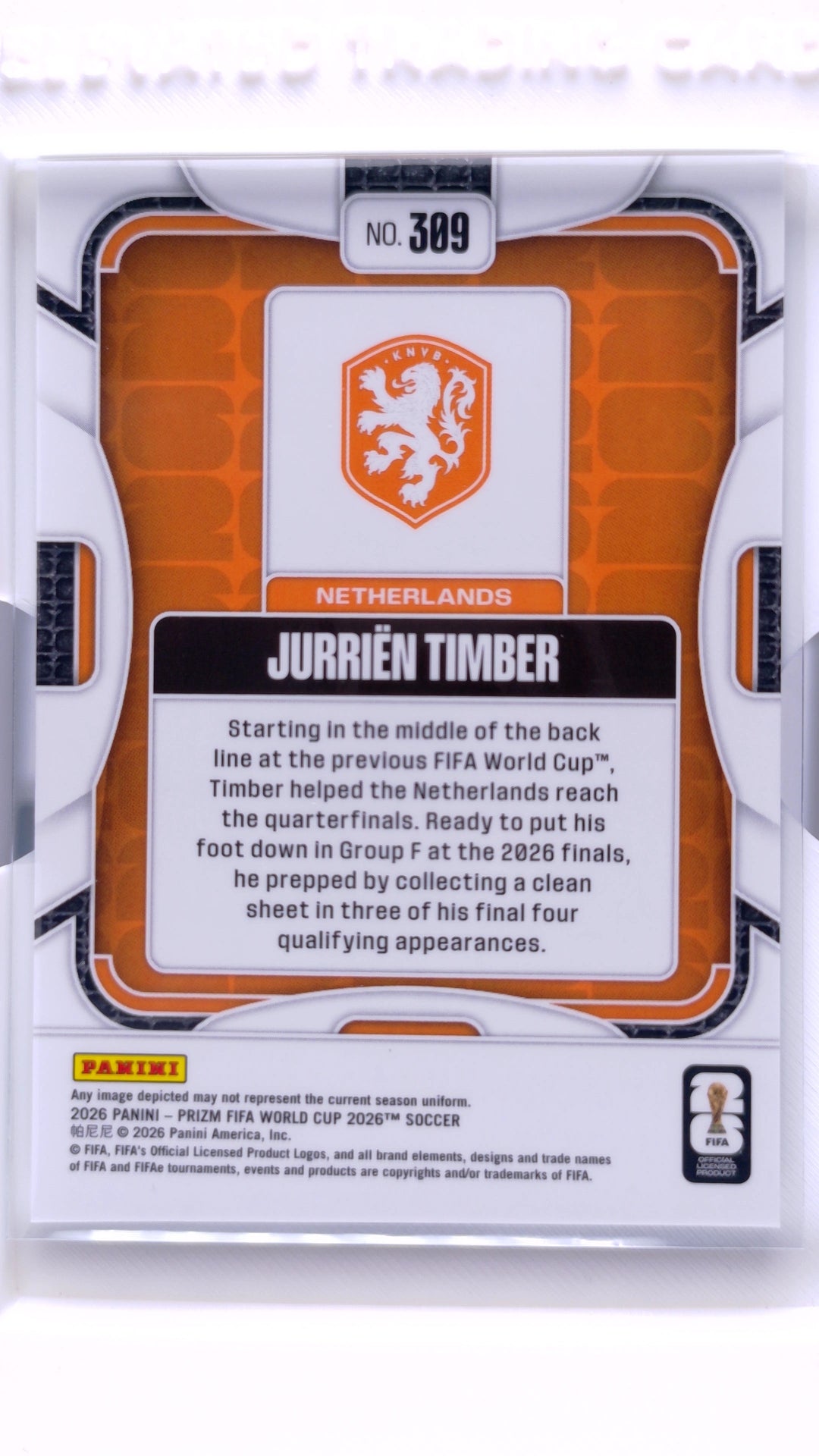 #309 Jurrien Timber - back