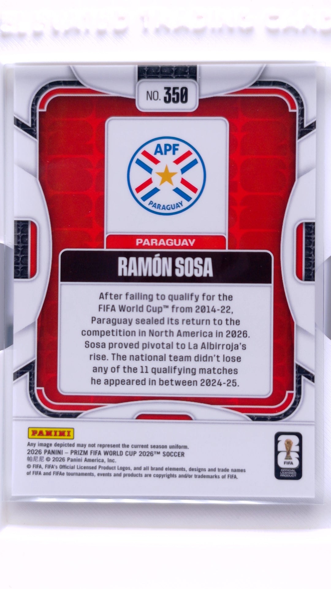 #350 Ramon Sosa - back