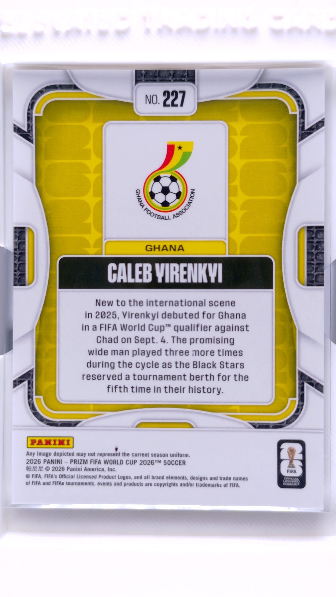 #227 Caleb Yirenkyi - back