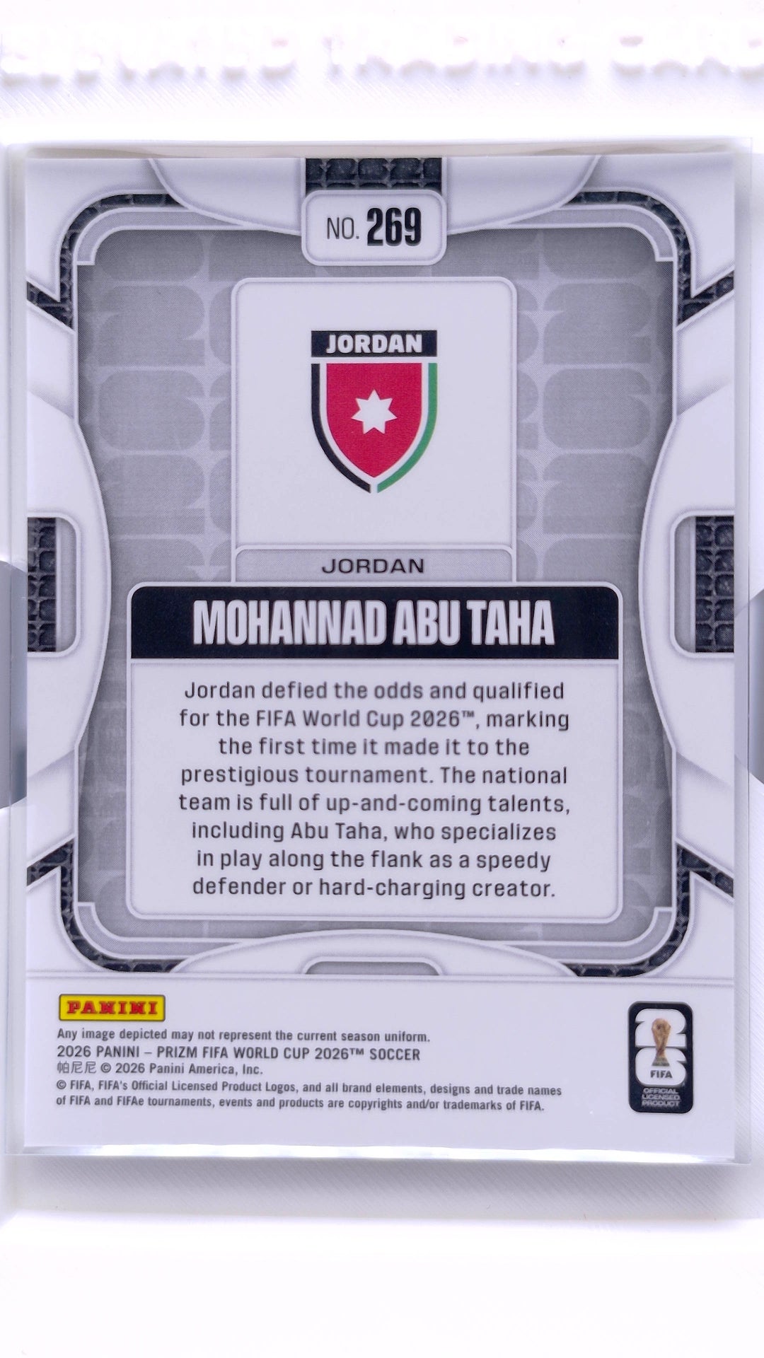 #269 Mohannad Abu Taha - back