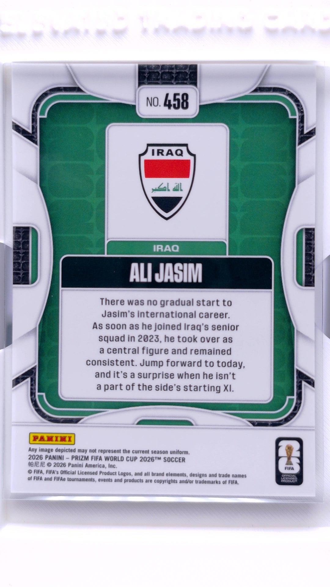 #458 Ali Jasim - back
