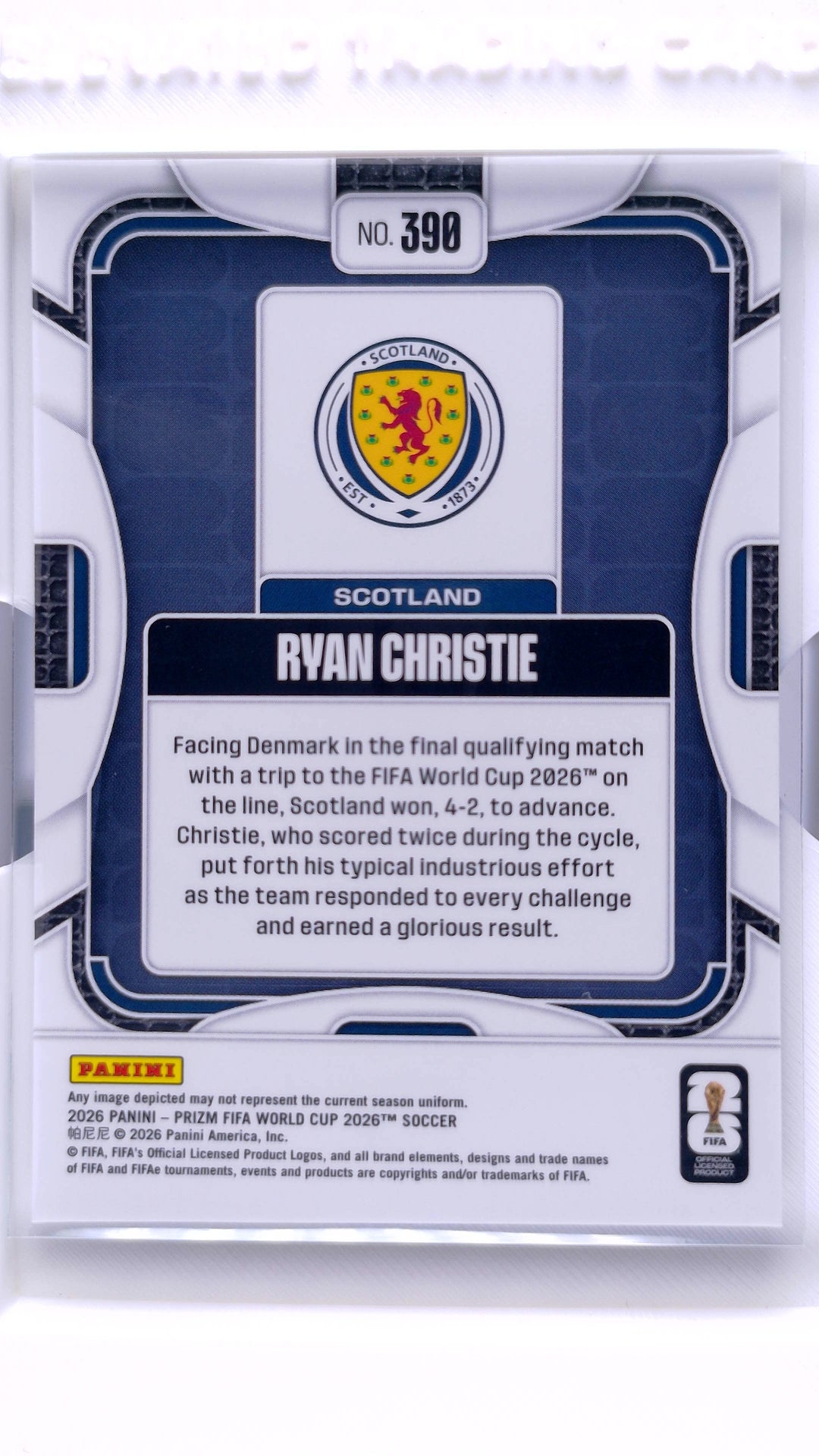 #390 Ryan Christie - back