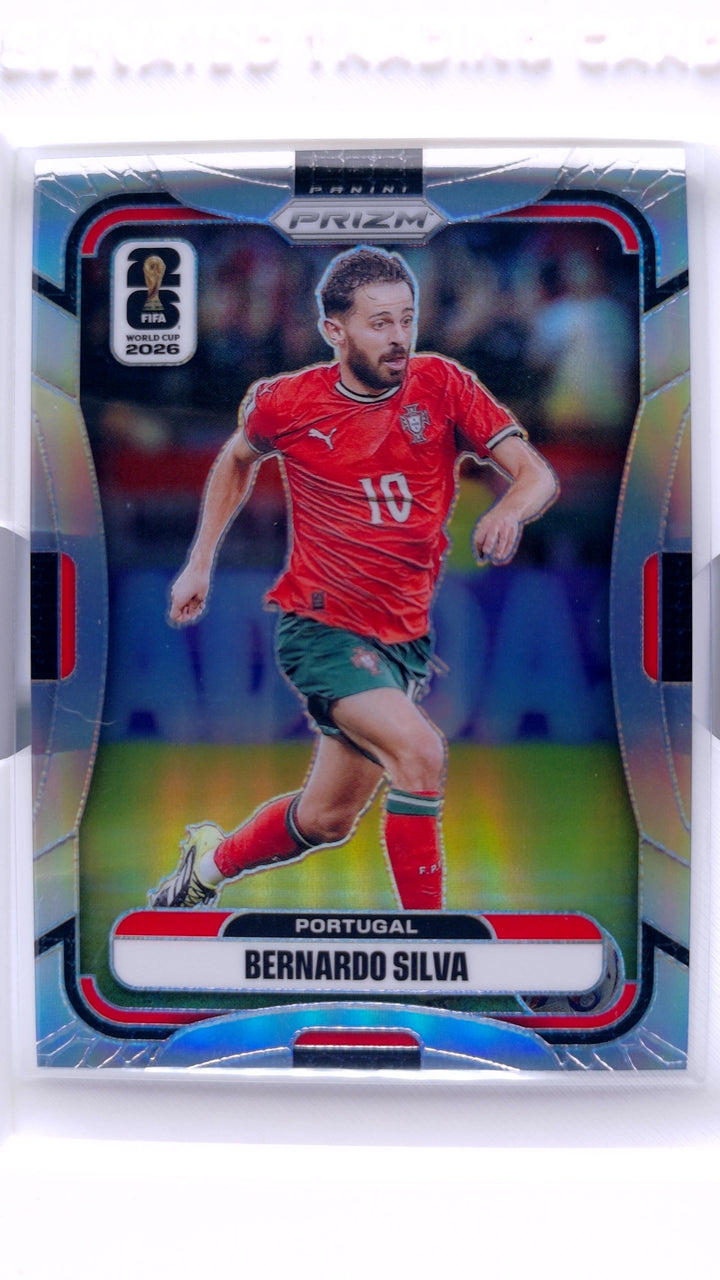 2026 Panini Prizm FIFA World Cup Soccer Bernardo Silva #362 Silver — Front