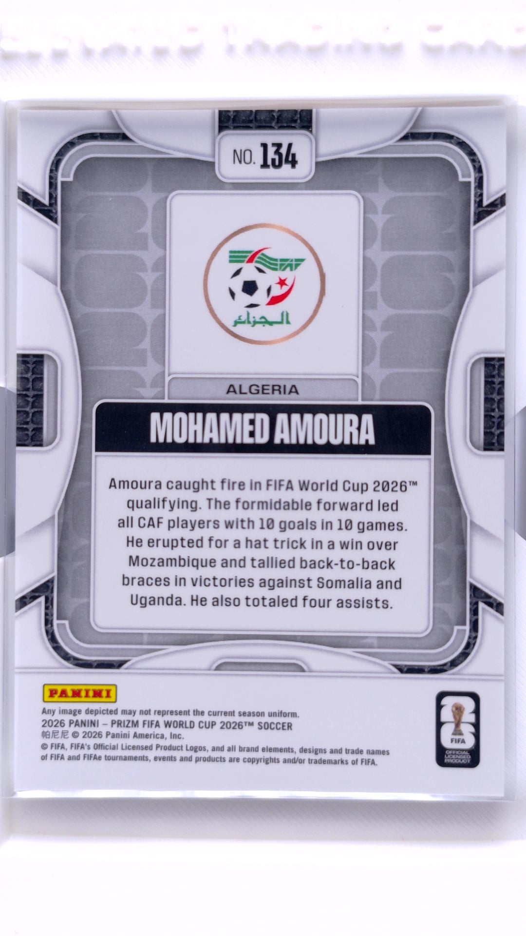 #134 Mohamed Amoura - back