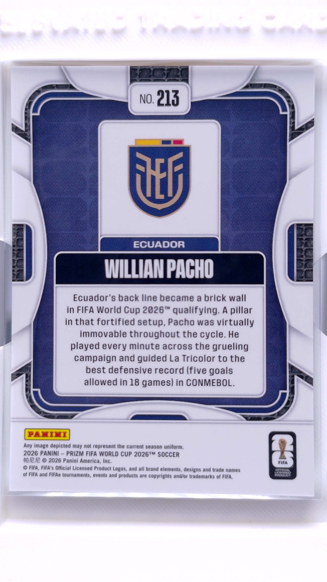 #213 Willian Pacho - back