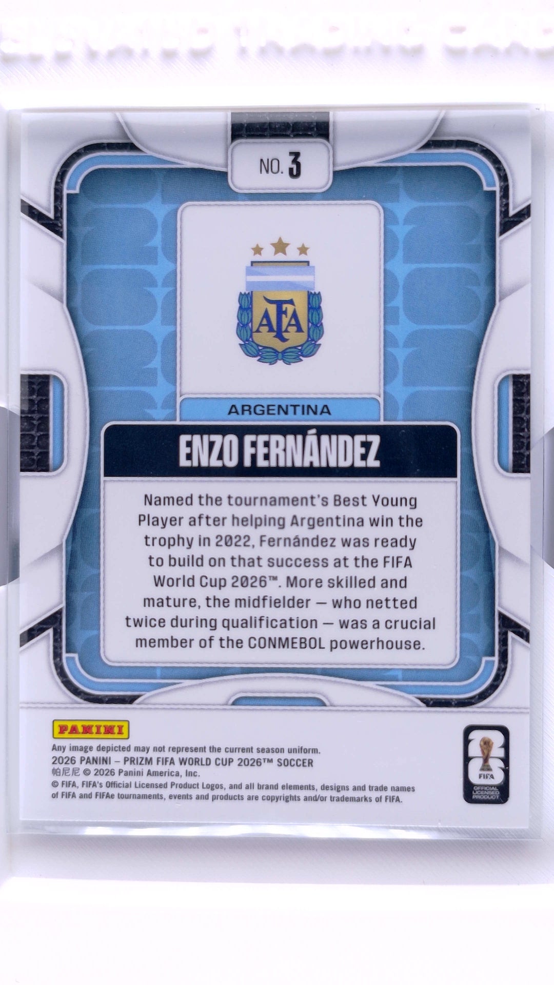 #3 Enzo Fernandez - back
