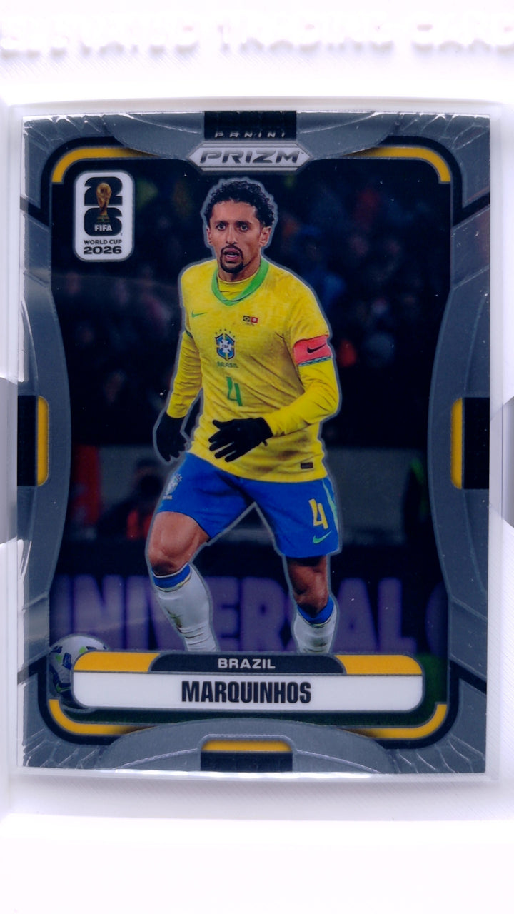 2026 Panini Prizm FIFA World Cup Soccer Marquinhos #93 — Front
