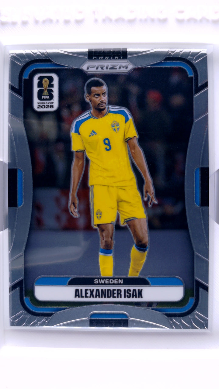 2026 Panini Prizm FIFA World Cup Soccer Alexander Isak #494 — Front