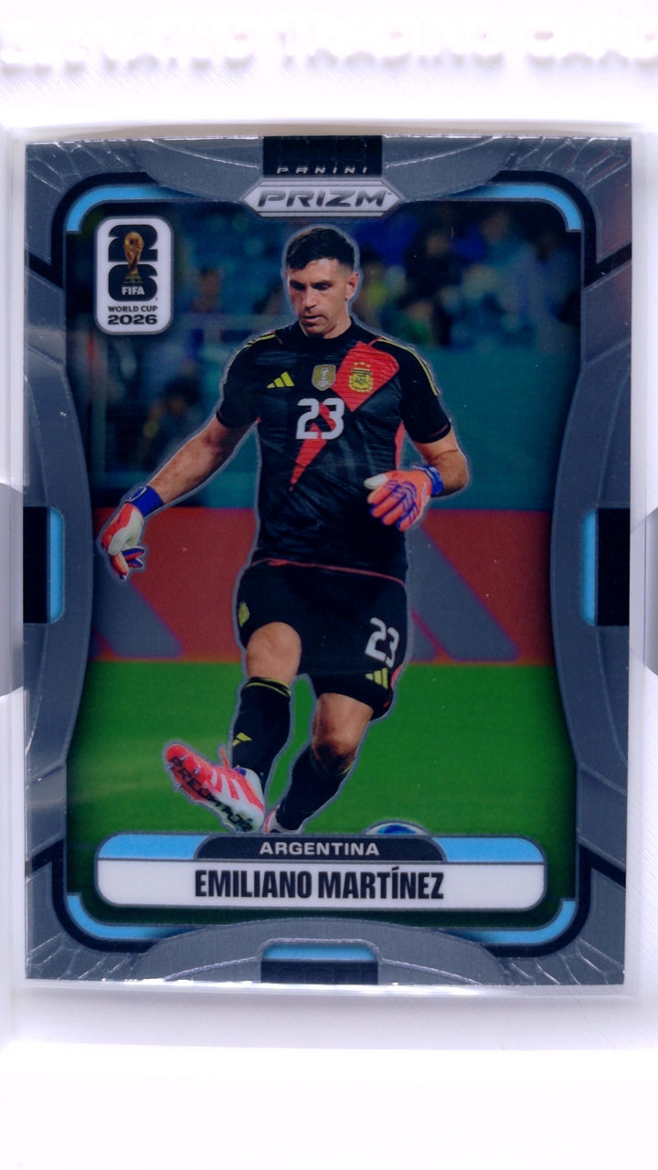 2026 Panini Prizm FIFA World Cup Soccer Emiliano Martinez #2 — Front