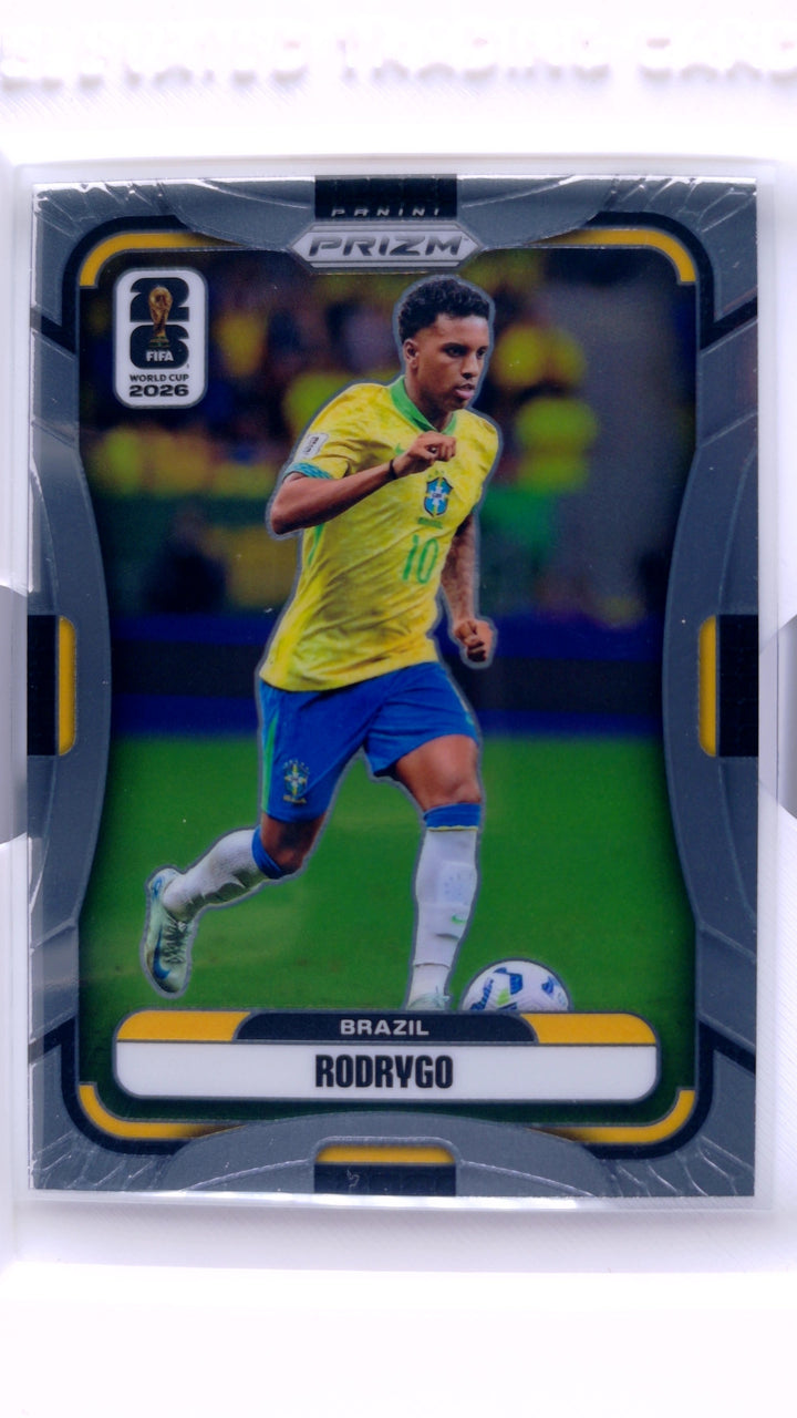 2026 Panini Prizm FIFA World Cup Soccer Rodrygo #94 — Front