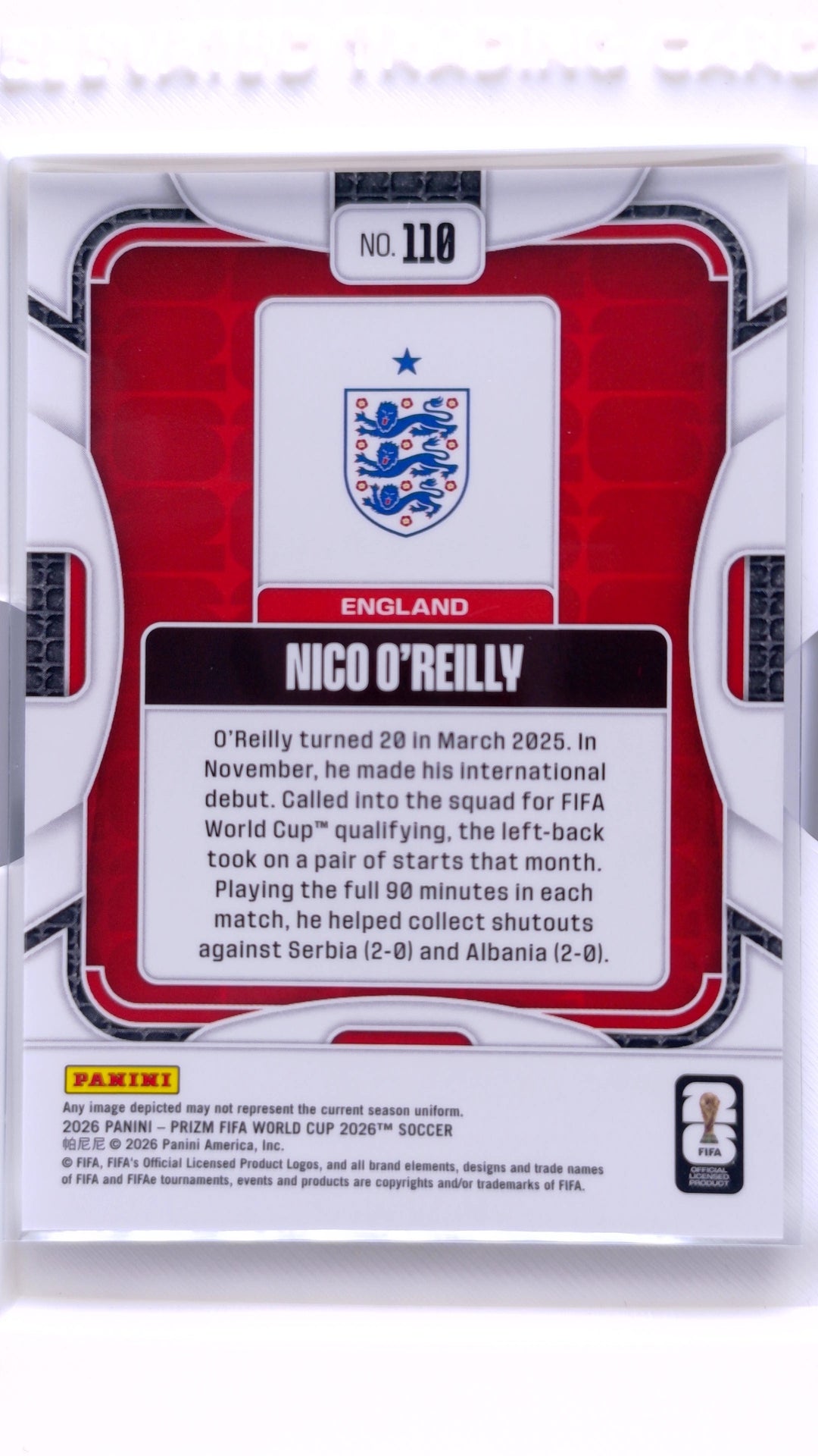#110 Nico O'Reilly - back