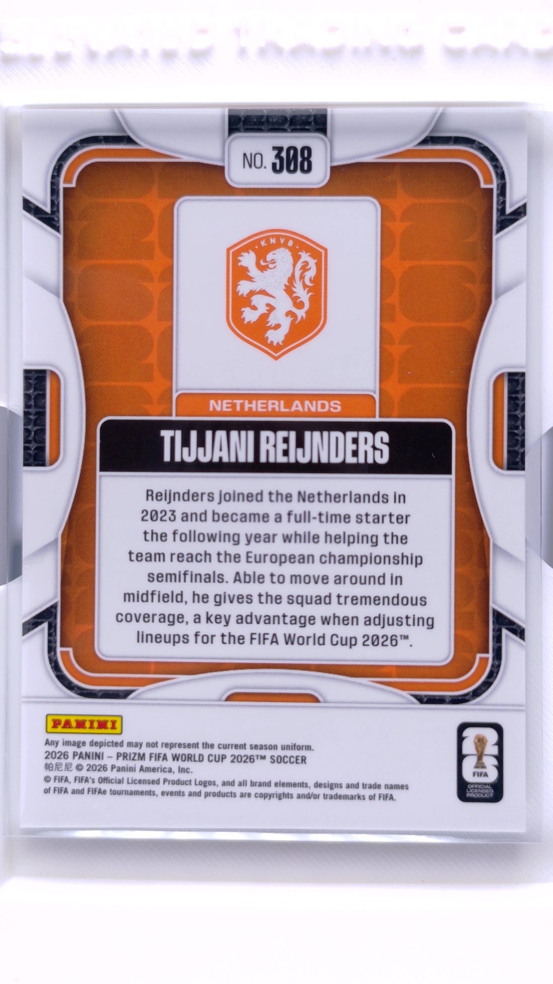 #308 Tijjani Reijnders - back