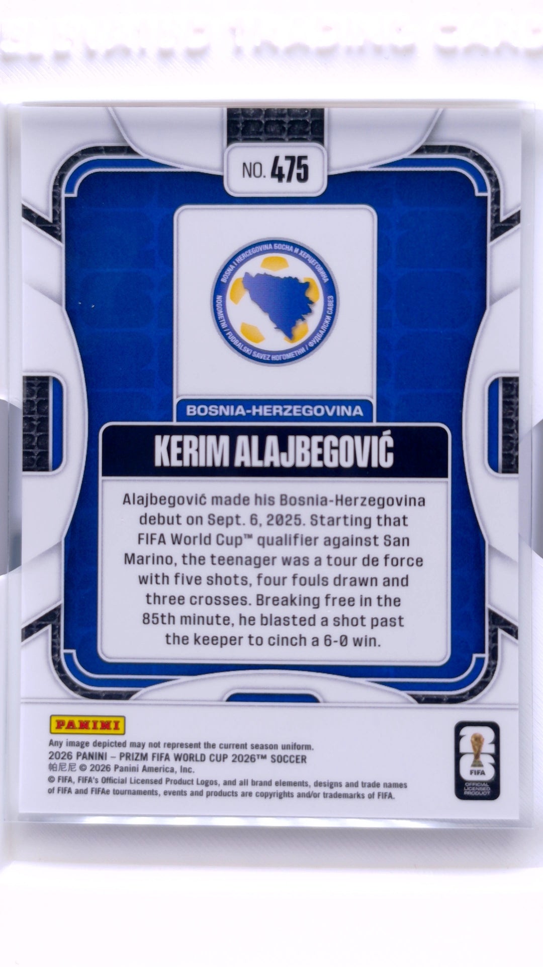 #475 Kerim Alajbegovic - back