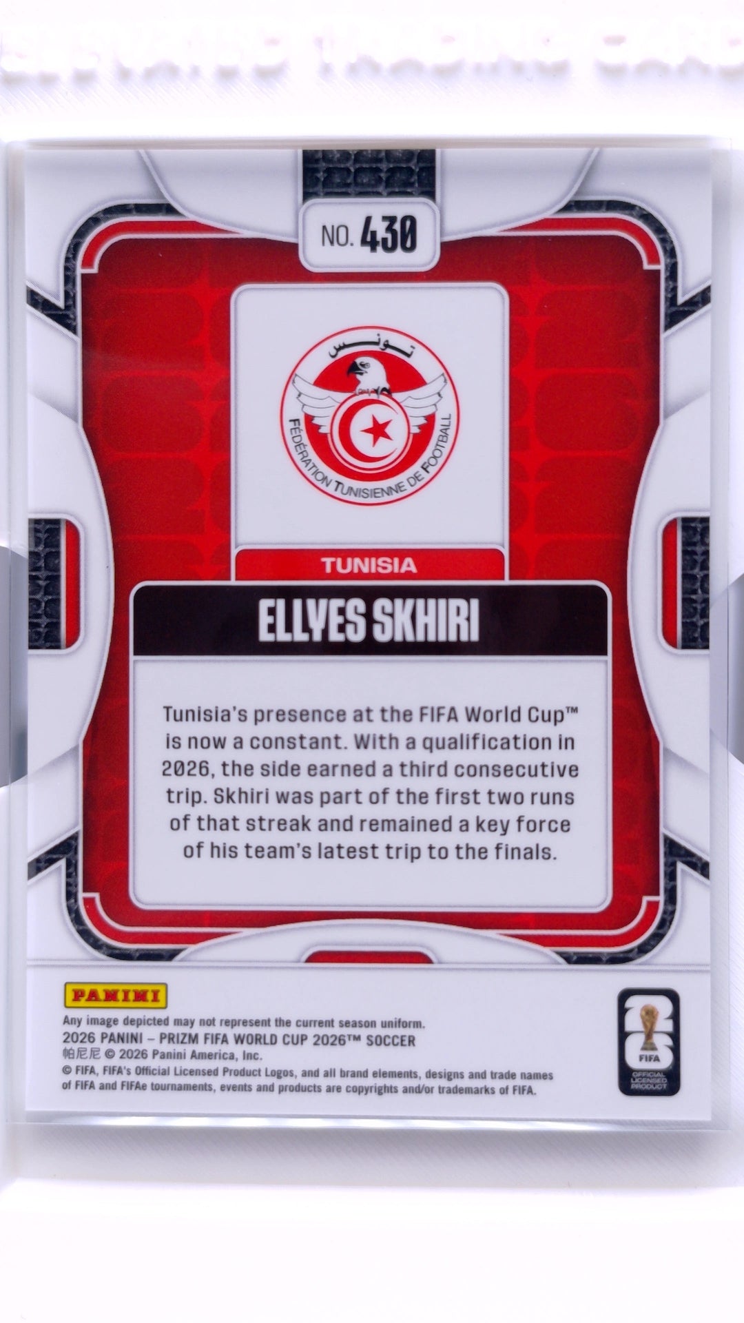 #430 Ellyes Skhiri - back