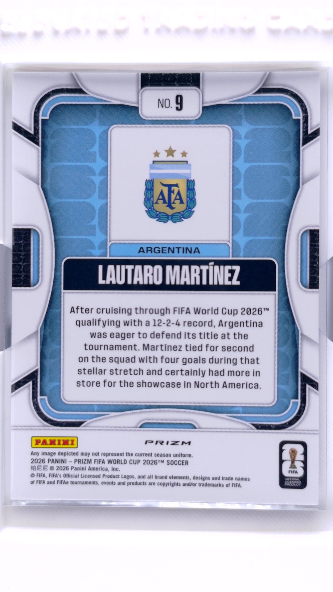 #9 Lautaro Martinez Hyper - back