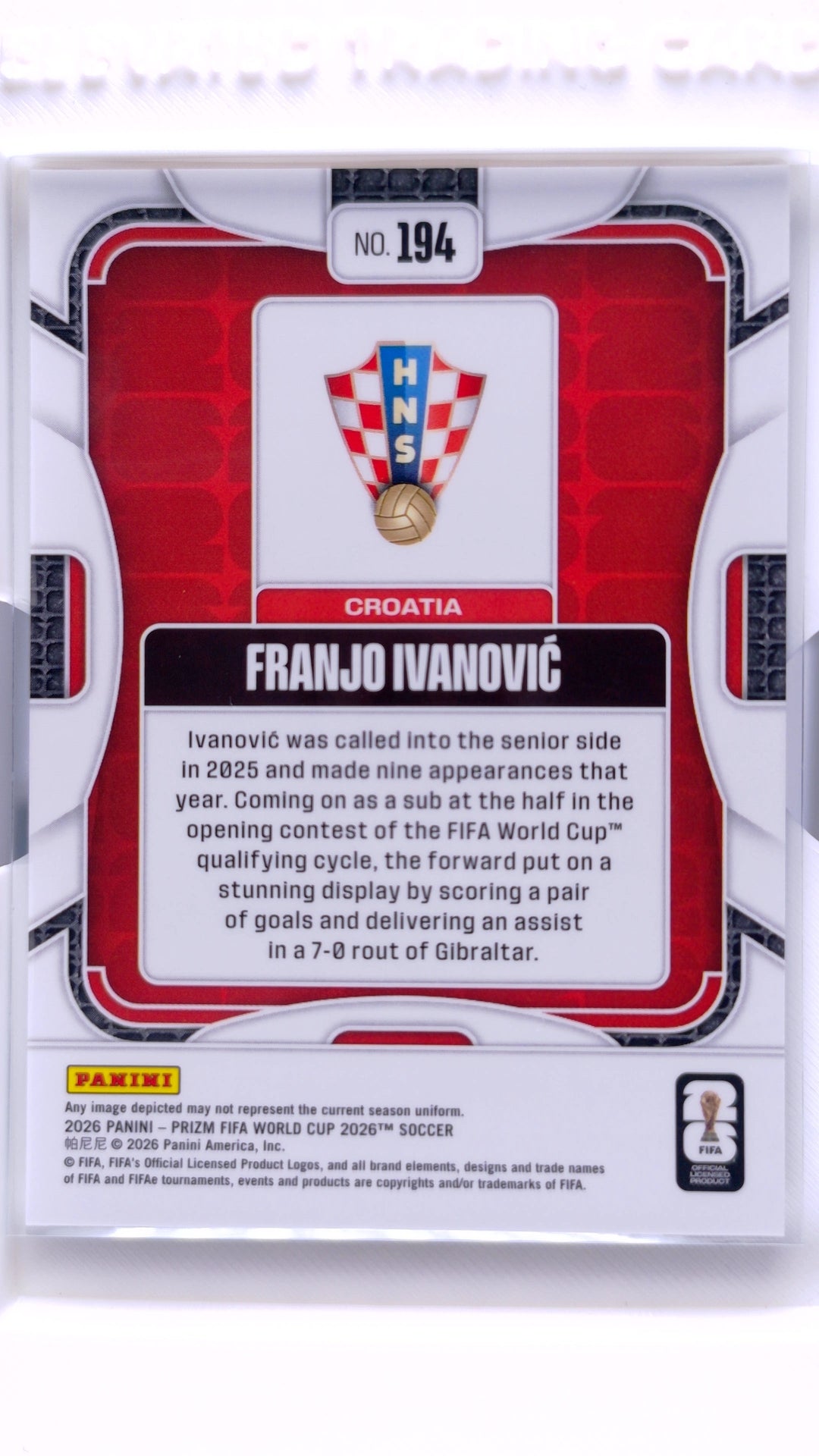 #194 Franjo Ivanovic - back