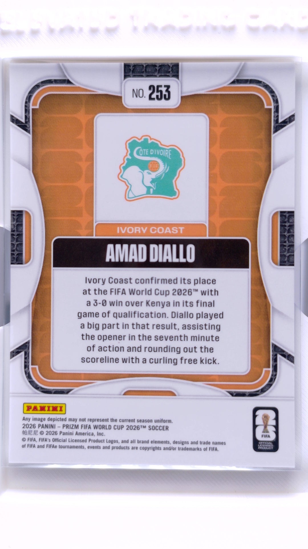 #253 Amad Diallo - back