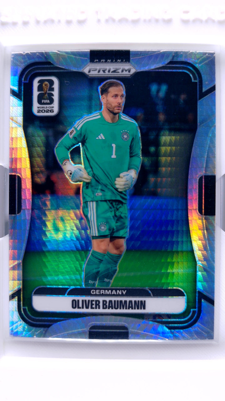 2026 Panini Prizm FIFA World Cup Soccer Oliver Baumann #54 Hyper — Front