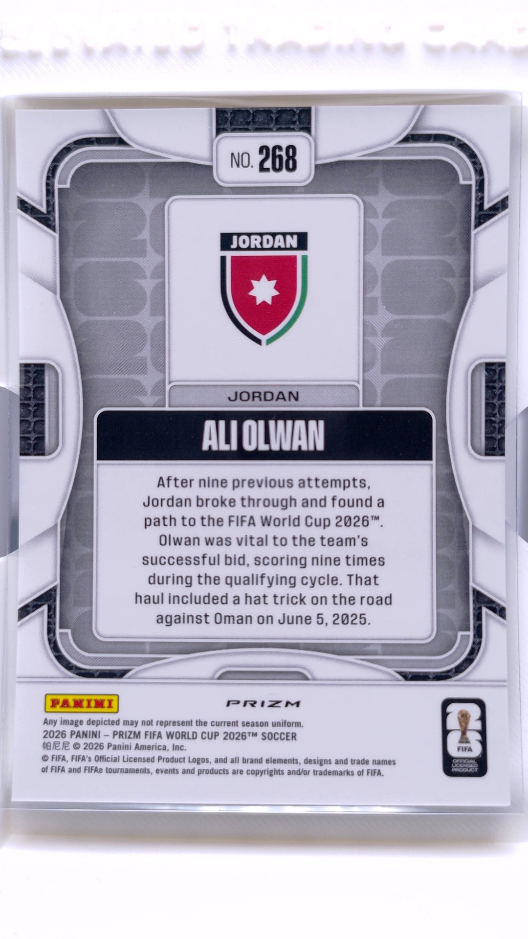 #268 Ali Olwan Pandora - back