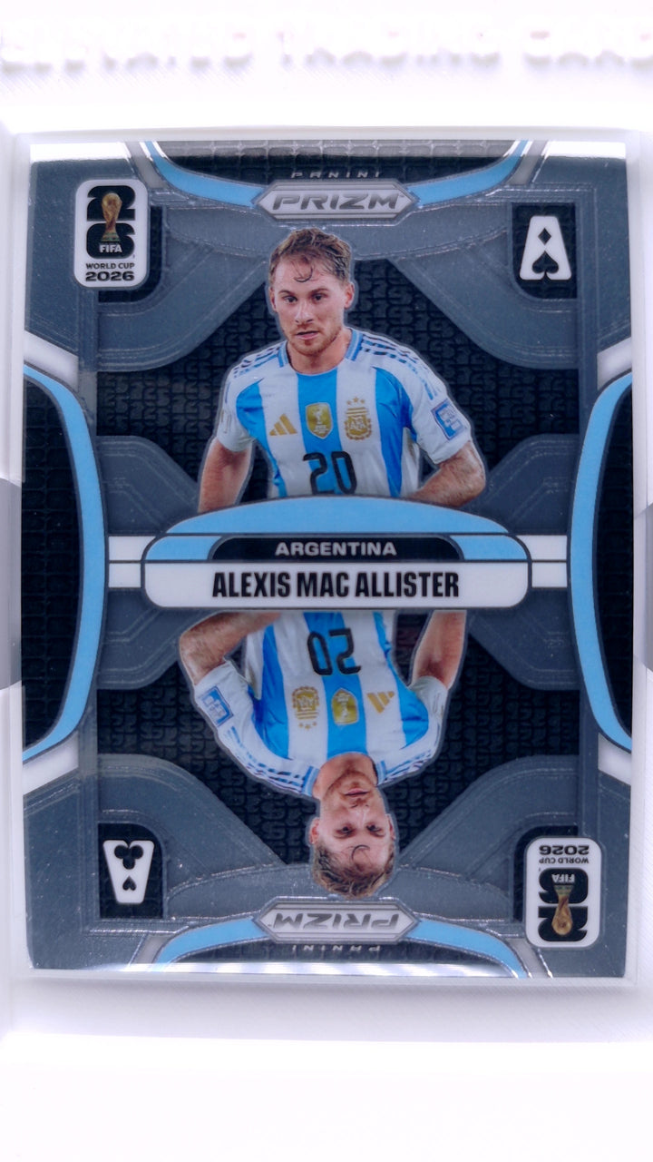2026 Panini Prizm FIFA World Cup Soccer Alexis Mac Allister #1 Aces — Front