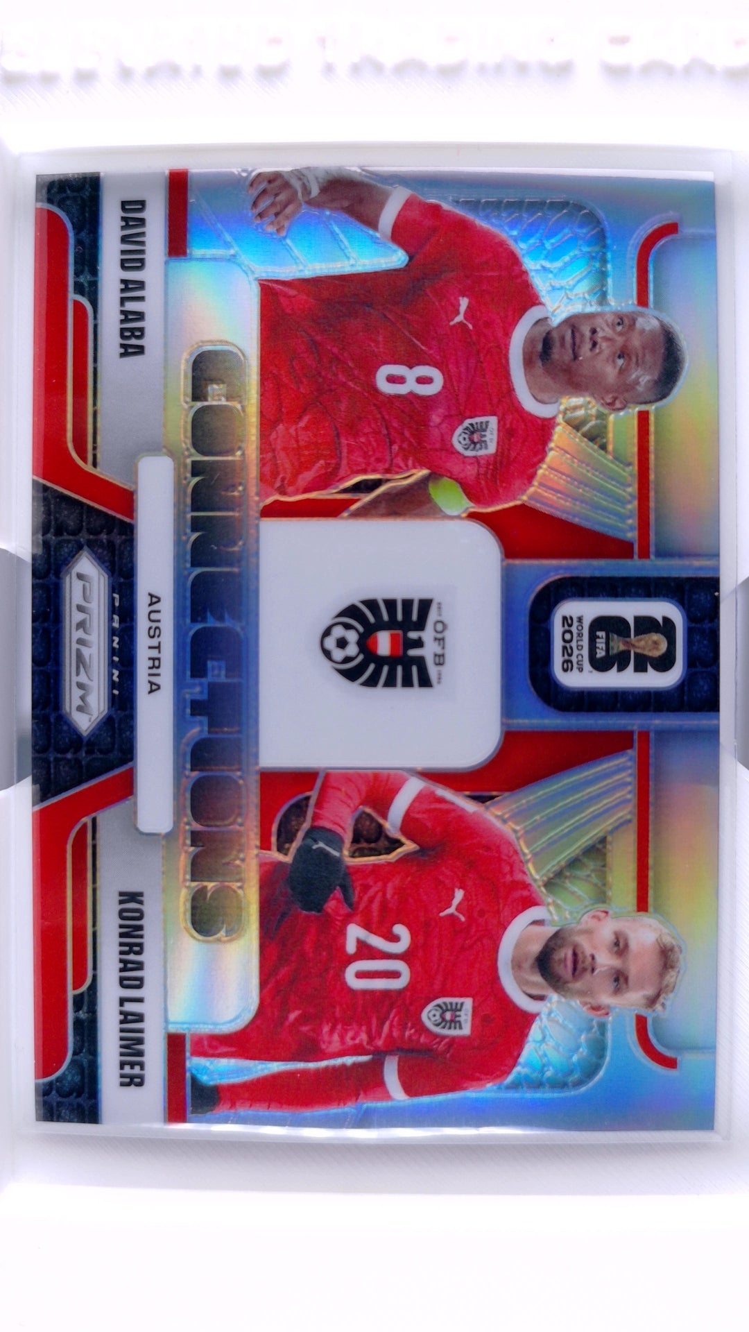 #12 David Alaba/Konrad Laimer Connections Silver - front