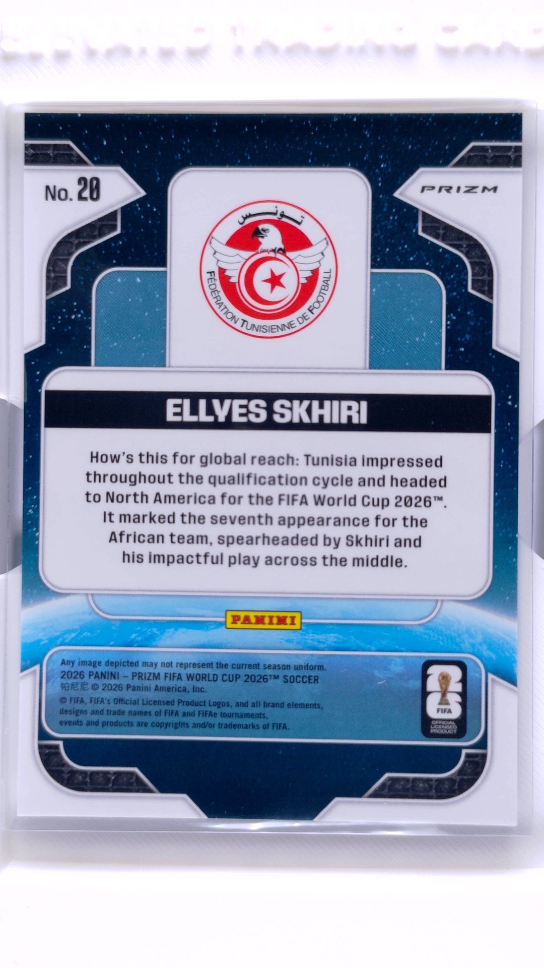 #20 Ellyes Skhiri Global Reach - back