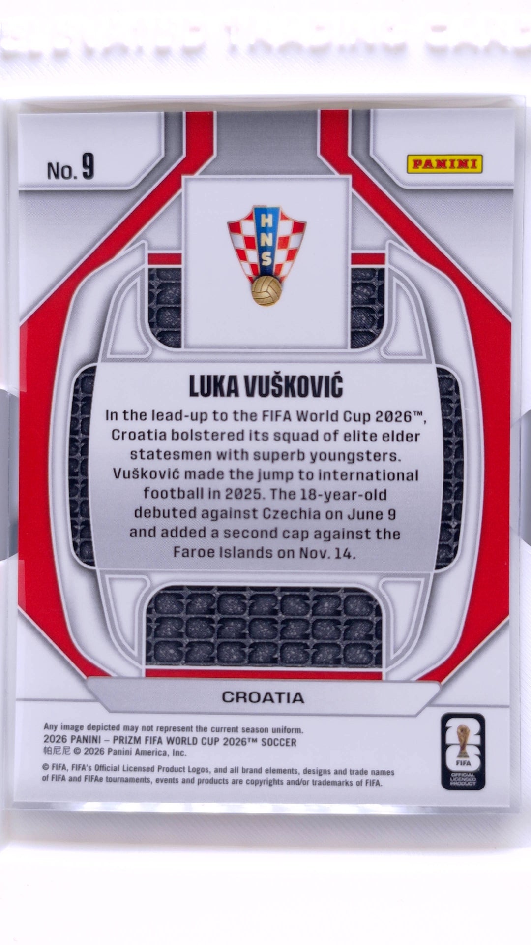 #9 Luka Vuskovic New Era - back
