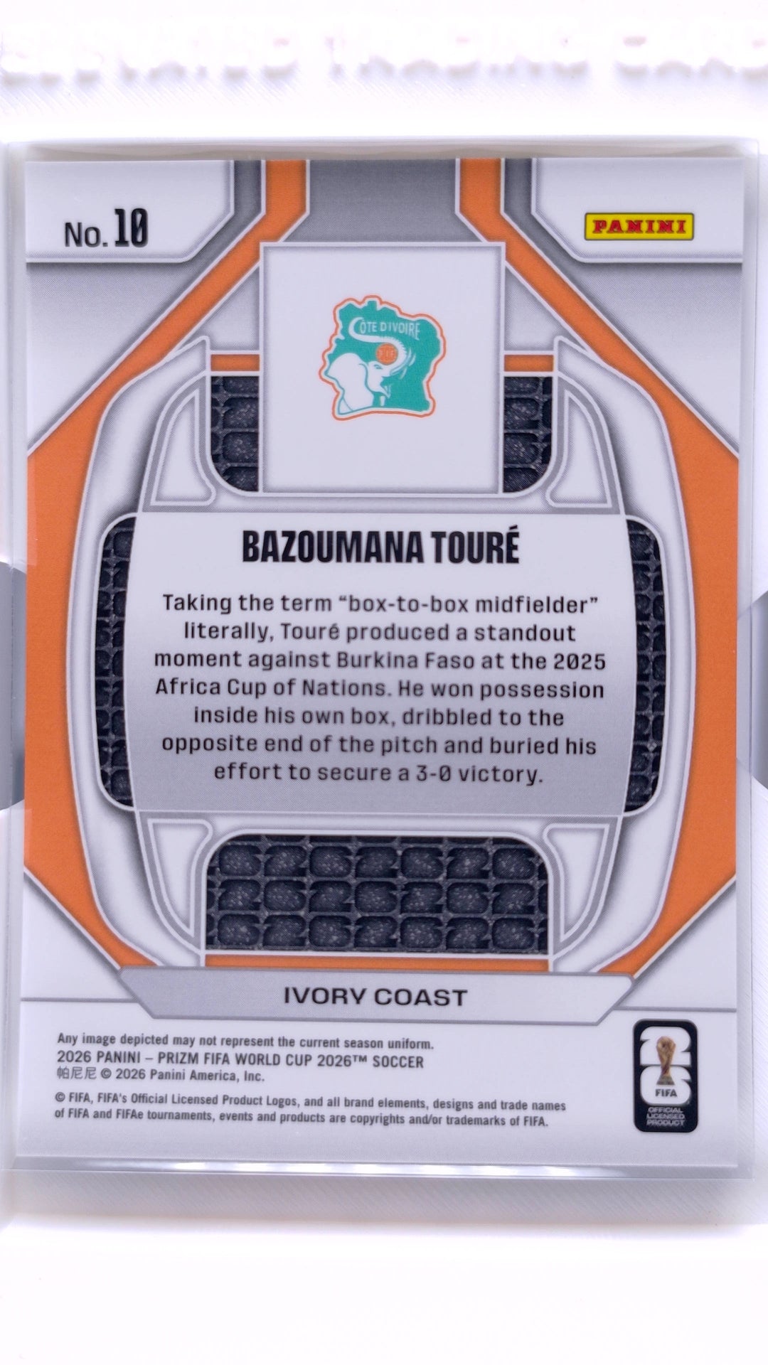 #10 Bazoumana Toure New Era - back