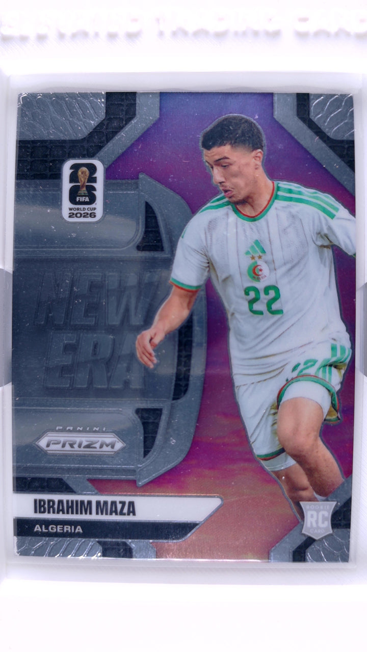 2026 Panini Prizm FIFA World Cup Soccer Ibrahim Maza #19 New Era — Front