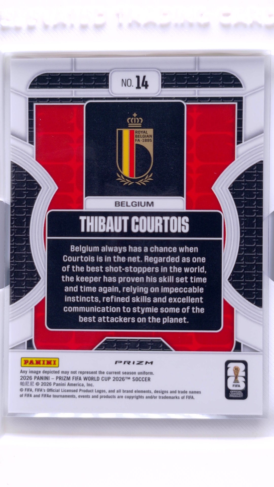 #14 Thibaut Courtois Phenomenon Silver - back