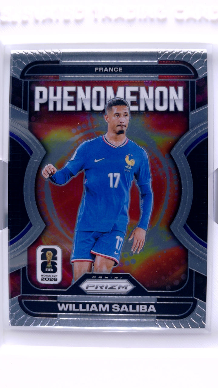 2026 Panini Prizm FIFA World Cup Soccer William Saliba #2 National Pride — Front