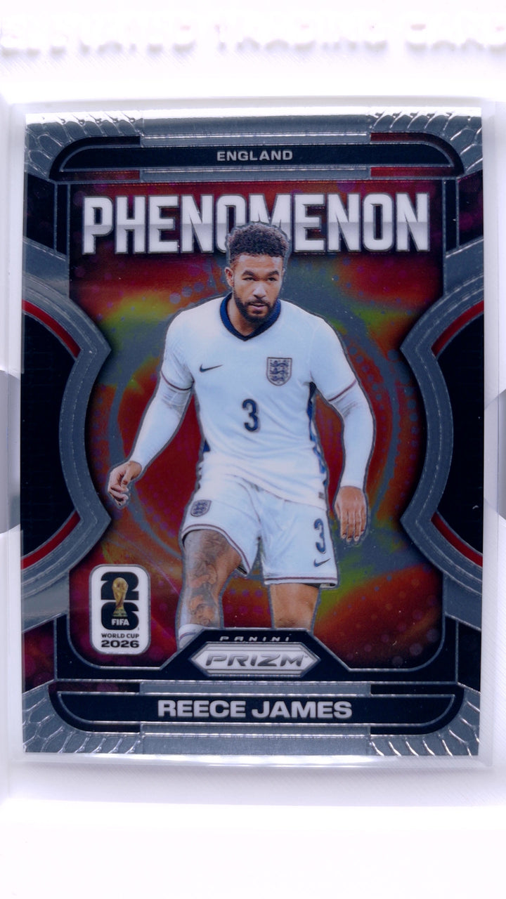 2026 Panini Prizm FIFA World Cup Soccer Reece James #15 Phenomenon — Front