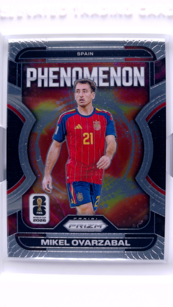 2026 Panini Prizm FIFA World Cup Soccer Mikel Oyarzabal #8 Phenomenon — Front