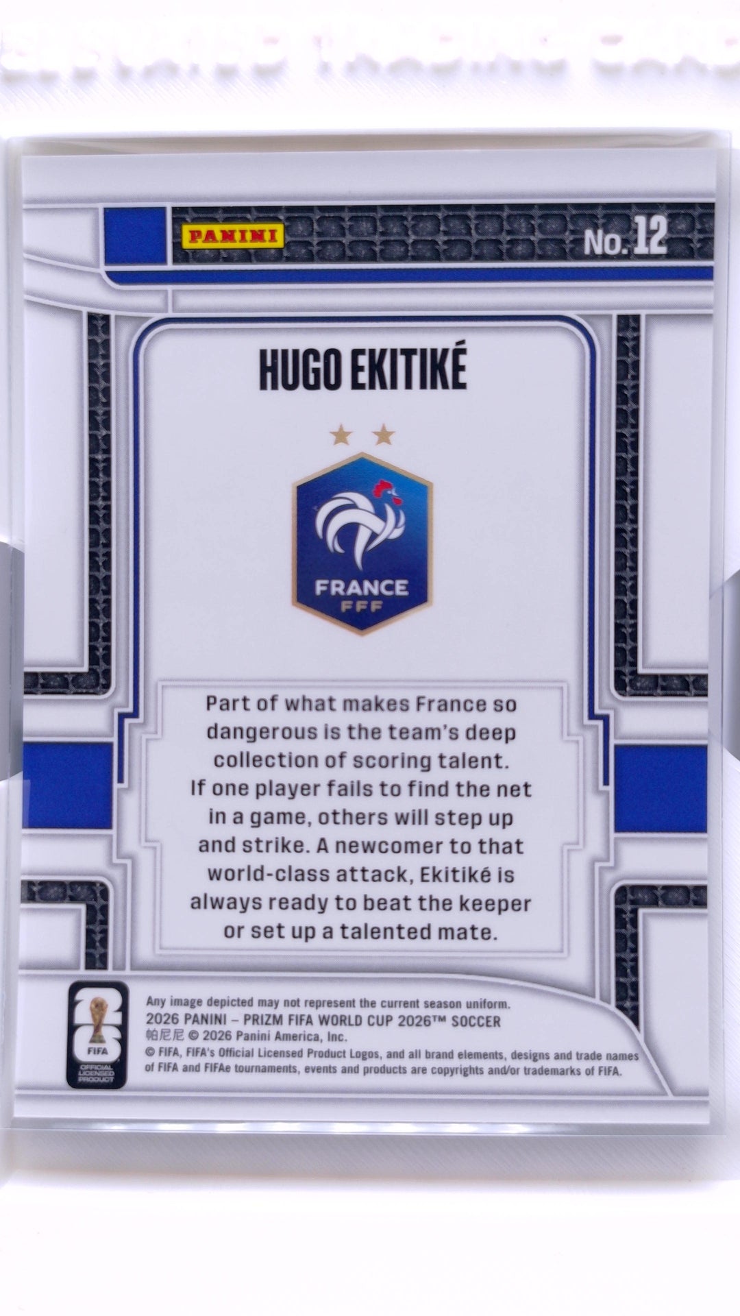 #12 Hugo Ekitike Scorers Club - back