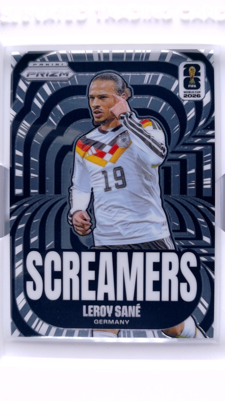 2026 Panini Prizm FIFA World Cup Soccer Leroy Sane #17 Screamers — Front