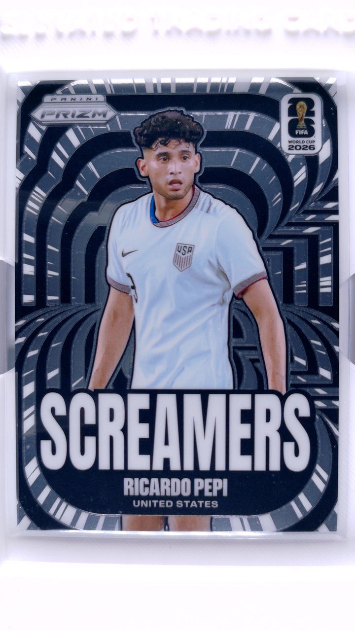 2026 Panini Prizm FIFA World Cup Soccer Ricardo Pepi #4 Screamers — Front